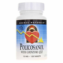 Policosanol with Coenzyme Q10, 120 Tablets, by Source Naturals