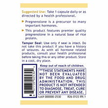 Pregnenolone 100 Mg, 60 Veg Capsules, by Premier Research Labs