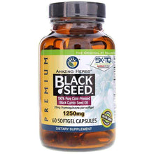 Premium Black Seed Oil 1250 Mg, by Amazing Herbs