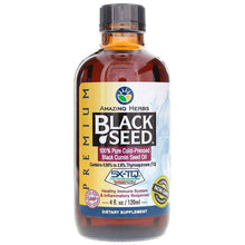 Premium Black Seed Oil, 4 Oz, by Amazing Herbs