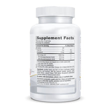 White supplement bottle with white screw-top cap displaying Supplement Facts label for ProDHA Xtra with omega-3 information.