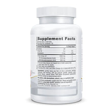 White bottle of ProDHA Xtra softgels by Nordic Naturals with supplement facts label showing omega-3 content.