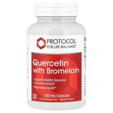 Quercetin with Bromelain, 120 Veg Capsules, by Protocol For Life Balance
