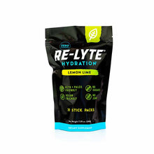 Re-Lyte Hydration Stick Packs, Lemon Lime, 30 Sticks, by Redmond Life