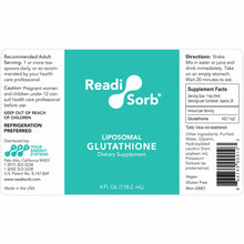 Readisorb Liposomal Glutathione, 4 Oz, by Your Energy Systems