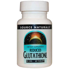 Reduced Glutathione 50 Mg Tablets, 60 Tablets, by Source Naturals