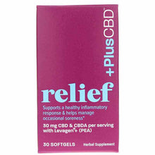 Relief CBD 30 Mg, 30 Softgels, by PlusCBD Oil