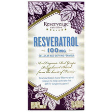 Resveratrol 100 Mg, by Reserveage Nutrition