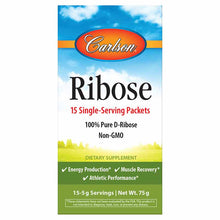 Ribose Powder, 15 Sticks, by Carlson Labs
