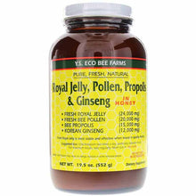 Royal Jelly, Pollen, Propolis & Ginseng in Honey, by YS Organic Bee Farms