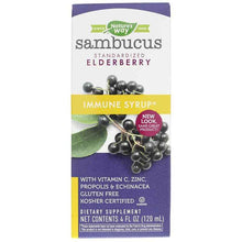 Sambucus Elderberry Immune Syrup, 4 Oz, by Natures Way