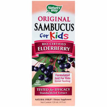 Sambucus Elderberry for Kids Original Syrup, 4 Oz, by Natures Way