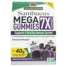 Sambucus Mega Gummies 7X, by Natures Answer