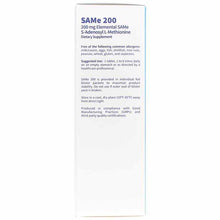 SAMe 200, 30 Tablets, by SFI Health, image #4