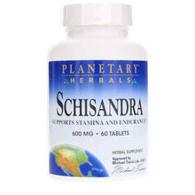 Schisandra 600 Mg, 60 Tablets, by Planetary Herbals