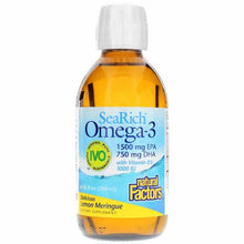 SeaRich Omega-3 with Vitamin D Liquid Lemon, by Natural Factors