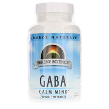 Serene Science GABA Calm Mind 750 Mg Tablets, 90 Tablets, by Source Naturals