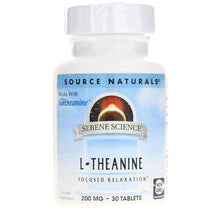 Serene Science L-Theanine 200 Mg Tablets, by Source Naturals