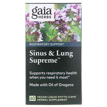 Sinus & Lung Supreme, by Gaia Herbs