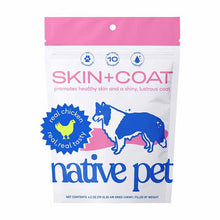 Skin + Coat Chews, Skin & Coat Supplement For Dogs, 60 Chews, by Native Pet