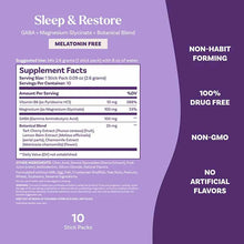 Sleep & Restore SS Powder, Lemon Chamomile, 10 Servings, by Natrol, image #5