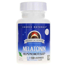 Sleep Science Melatonin 5 Mg Lozenges, Peppermint, 100 Lozenges, by Source Naturals