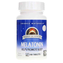 Sleep Science Melatonin 5 Mg Tablets, 240 Tablets, by Source Naturals