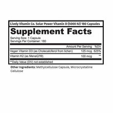 Solar Power Vitamin D3 2000 IU, by Lively Vitamin Co, image #2