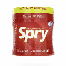 Spry Xylitol Gum, Cinnamon, 55 Piece Jar, by Xlear