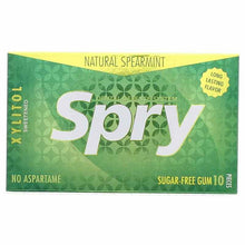 Spry Xylitol Gum, Spearmint, 10 Piece Blister Pack, by Xlear