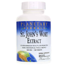 St. John's Wort Extract 300 Mg, 180 Tablets, by Planetary Herbals