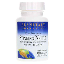 Stinging Nettles 420 Mg Freeze-Dried, 60 Tablets, by Planetary Herbals