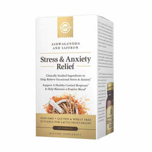 Stress & Anxiety Relief w/ Ashwagandha and Saffron, by Solgar