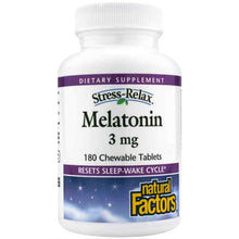 Stress-Relax Melatonin 3 Mg Chewable, by Natural Factors