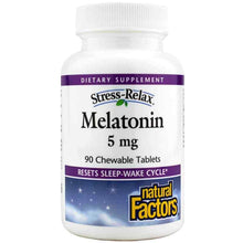 Stress-Relax Melatonin 5 Mg Chewable, 90 Chewable Tablets, by Natural Factors