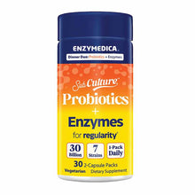 SubCulture Probiotics + Enzymes for Regularity, 60 Veg Capsules, by Enzymedica