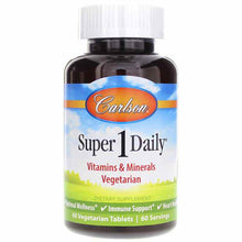 Super 1 Daily, 60 Veg Tablets, by Carlson Labs
