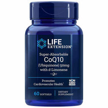 Super Absorbable CoQ10 50 Mg with d-Limonene, by Life Extension