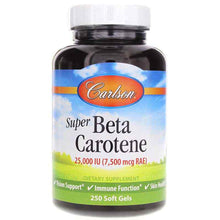 Super Beta Carotene, 250 Softgels, by Carlson Labs