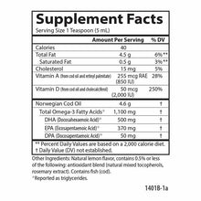 Super D Omega-3 with 2000 IU Vitamin D3 + 1100 Mg Omega-3s, 200 Ml, by Carlson Labs, image #3