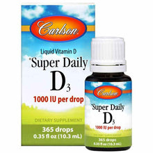 Super Daily D3 1000 IU Vitamin D Liquid, by Carlson Labs