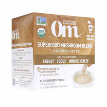Superfood Mushroom Blend Coffee Latte, by Om Mushroom