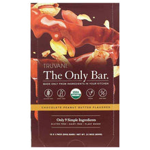 The Only Bar, Chocolate Peanut Butter, 12 Bars, by Truvani