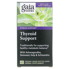 Thyroid Support, 60 Liquid Phyto Caps, by Gaia Herbs
