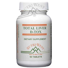 Total Liver D-Tox, 60 Tablets, by Nutri-West