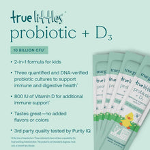 True Littles Probiotic + D3, 30 Stick Packs, by True Grace