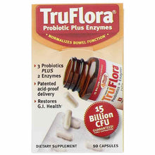TruFlora Probiotics Plus Enzymes, 10 Capsules, by Master Supplements