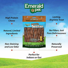 Twizzies Natural Dog Chews, Peanutty, 6 Inches, by Emerald Pet, image #2