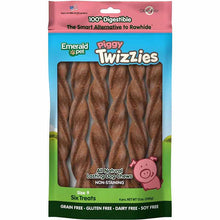 Twizzies Natural Dog Chews, Piggy, 9 Inches, by Emerald Pet