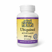 Ubiquinol Active CoQ10 100 Mg, 60 Softgels, by Natural Factors